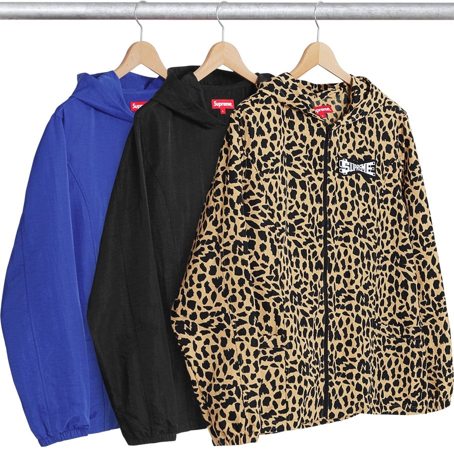 Skew Hooded Nylon Jacket